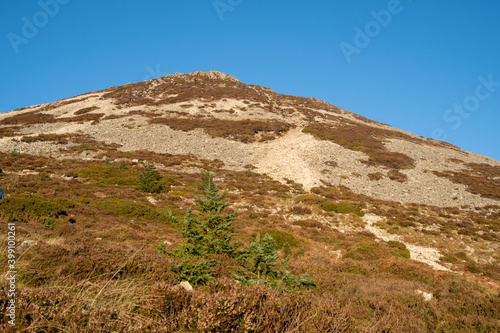 The great Sugarloaf mountain in Wicklow Ireland. Great treking time and outdoor activities idea.