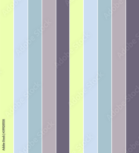 Pastel yellow green brown colors in abstract geometric pattern colorful scheme. Stripes in fresh light spring color combination, fashion lilac, mint, turquoise trends, warm beige wooden ground tones.