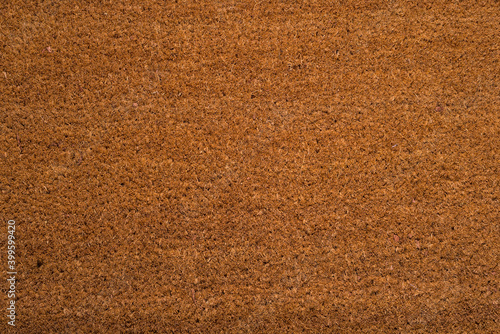 Brown doormat carpet, textured background