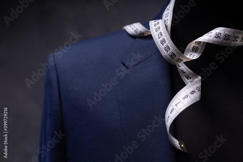 suit jacket on male tailor mannequin
