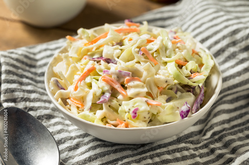 Homemade Creamy Cabbage Coleslaw