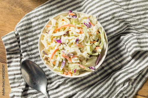 Homemade Creamy Cabbage Coleslaw