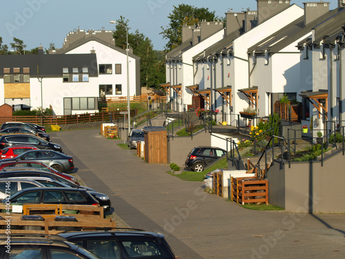 Housing estate in Poland