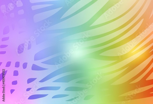 Light Multicolor vector colorful abstract background.