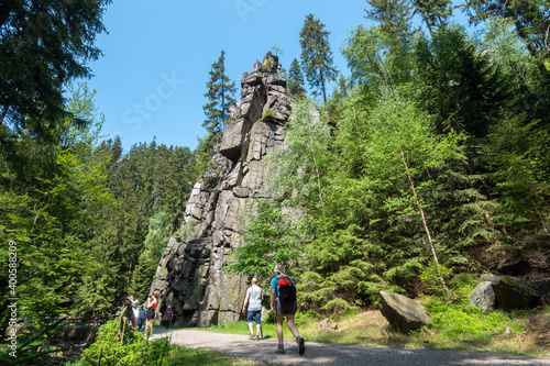 Nonnenfelsen im Schwarzwassertal