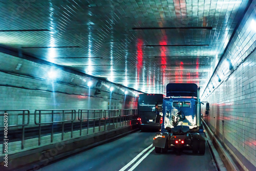 LINCOLN TUNNEL in New York City.