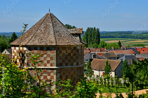 Arthies , France - may 18 2020 : the castel