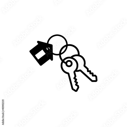 Keys vector icon