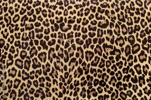 Leopard print fabric pattern, seamless background image.