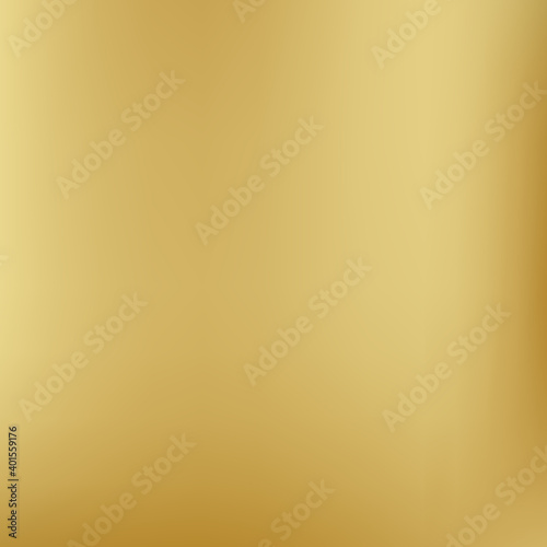 Gold background gradient foil vector yellow texture. Smooth gold gradient blur metallic