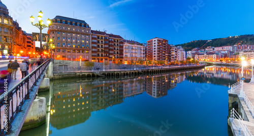 The Estuary of Bilbao, Bilbao, Bizkaia, Basque Country, Spain, Europe