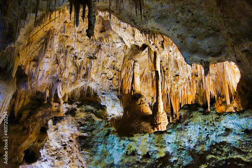 A beautiful shot of Carlsbad Caverns in New Mexico, USA