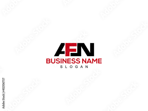 AFN Letter Logo, afn logo image design