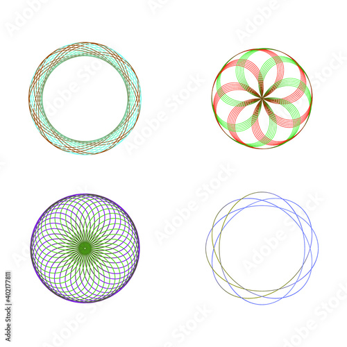 Círculos png de colores, círculos geométricos vectores para todo tipo de trabajos.