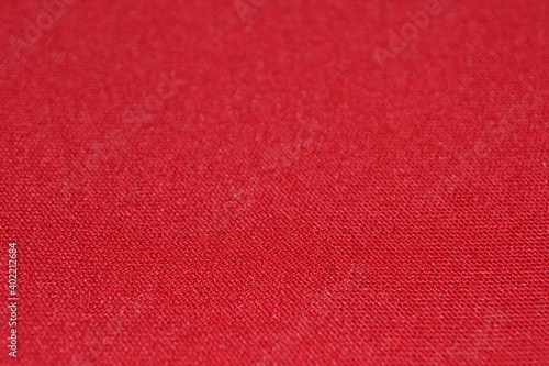 close view of a red neoprene fabric