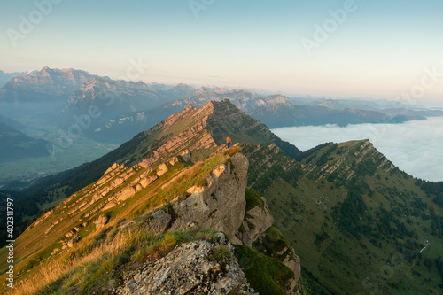 Perfekte Berglandschaft in der Schweiz