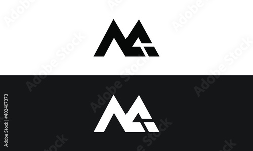 ma letter logo