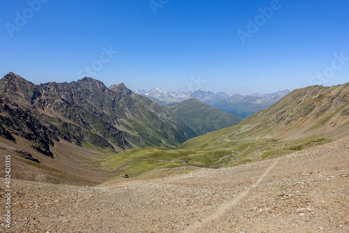 Panoramic view of the german alps