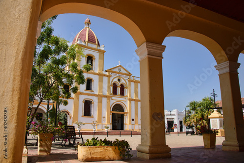 Church of the Immaculate Conception in colonial Santa Cruz de Mompox, Bolivar, Colombia