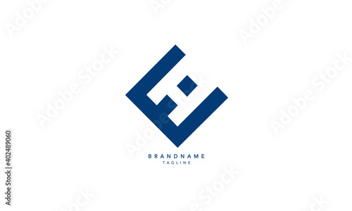 Alphabet letters Initials Monogram logo EA, AE, E and A
