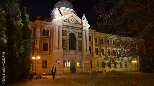 Kraków nocą, Uniwersytet Ekonomiczny, uczelnia
