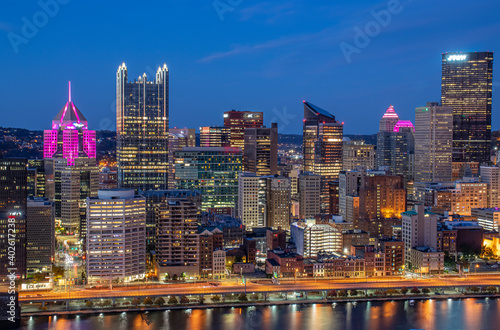 pittsburgh at night