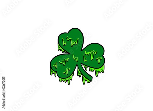 Green toxic shamrock 