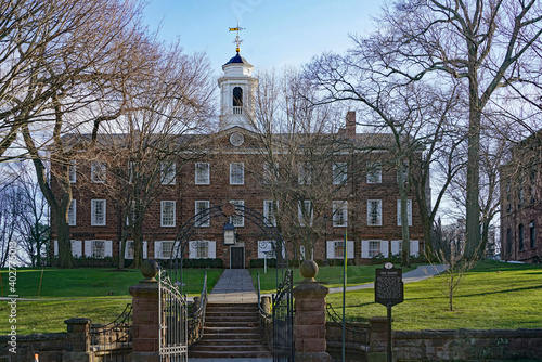 Queen's College, started in 1808, the oldest building on the Rutgers University campus.