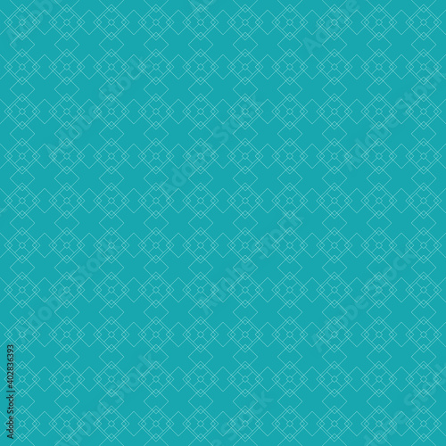 geometric seamless pattern on blue background