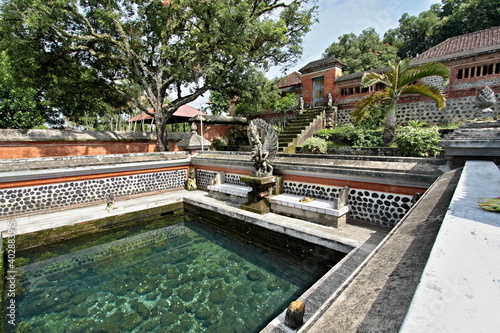 Hindu Lingsar temple in Mataram city. Built in 1714 by Anak Agung Ngurah King. Lombok Island. Indonesia. Asia.