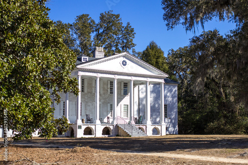 The historic Hampton Plantation near Charleston, SC is a state owned landmark and the centerpiece of the Hampton Plantation state historic site. 