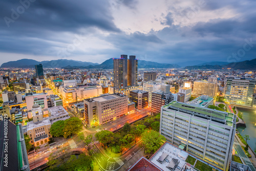 Shizuoka City, Japan Skyline