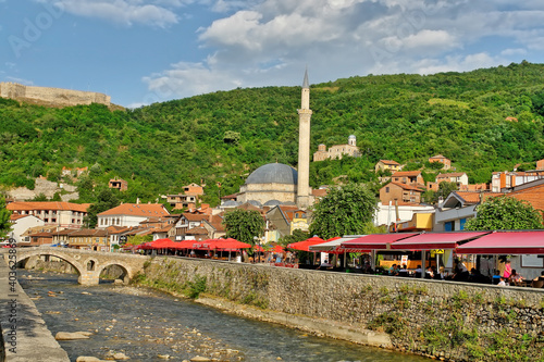 Prizren - historic city located on the banks of the Prizren Bistrica river, Kosovo