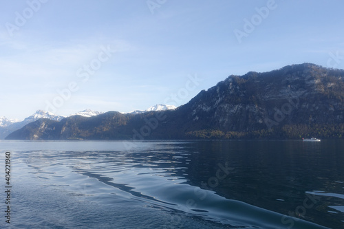 Luzern lake view in swiss