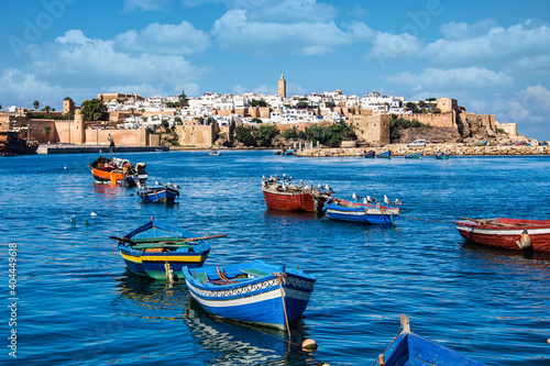 View of the harbour of Rabat, Morocco in Africa