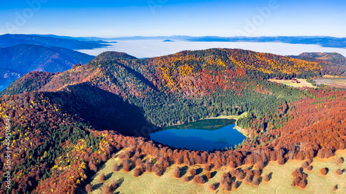 St. Ana's lake in Transylvania, Romania