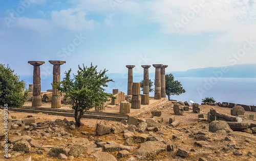 Assos, ruins of ancient city, Behramkale, Turkey