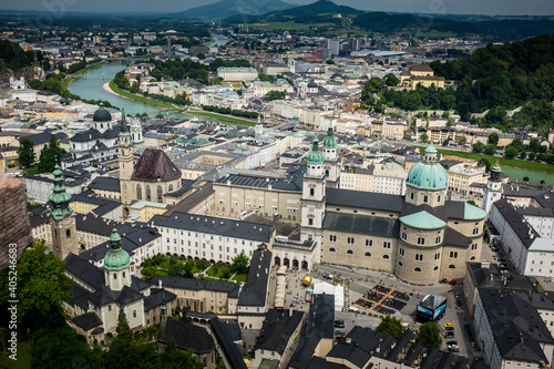 Aerial view of Salzburgh Austria