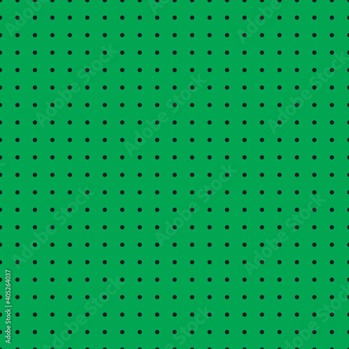 Black and green Polka Dot seamless pattern. Vector background.