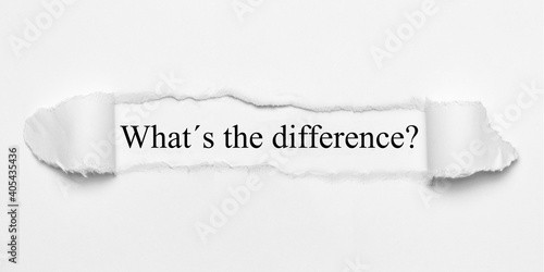 What´s the difference?