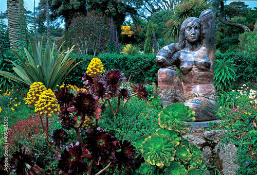 STATUE OF GAIA, EARTH MOTHER, ABBEY GARDENS