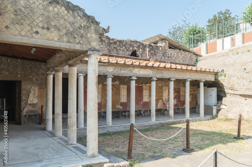 Italy, Naples, Oplontis, the villa of Poppea in the archaeological area of ​​Torre Annunziata