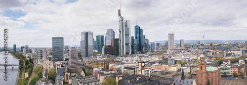 Frankfurt - current panorama from above 2021