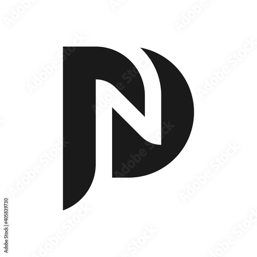 Letter PN initial logo template