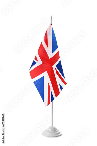 small british flag isolated