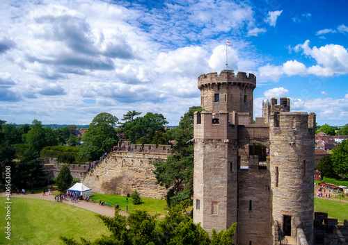 Beautiful Warwick castle in Warwickshire, England.