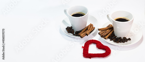 Walentynki miłosne spotkanie przy kawie