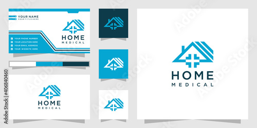Home medical logo and business card