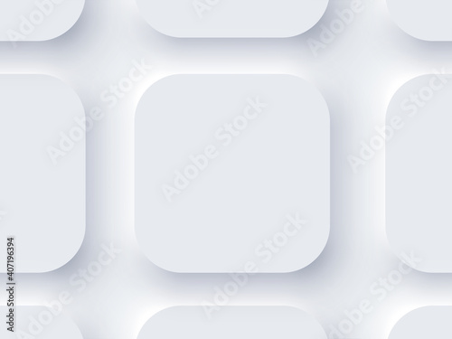 Application Realistic Apple Icon Blank Set Template Mockup