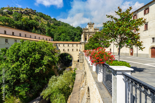 The catholic sanctuary of San Francesco di Paola, famous pilgrimage destination in Calabria region, Italy